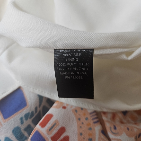 Dolce Vita 100% Silk Open Back Mini Dress - Small - Aztec Tribal Print - Picture 7 of 7